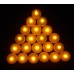 24x Yellow Flickering LED Tea Light Battery Candles Flameless Xmas Wedding Party   271598533665